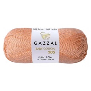 Gazzal Baby Cotton 205 łosoś 503