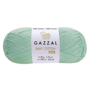 Gazzal Baby Cotton 205 miętowy 507