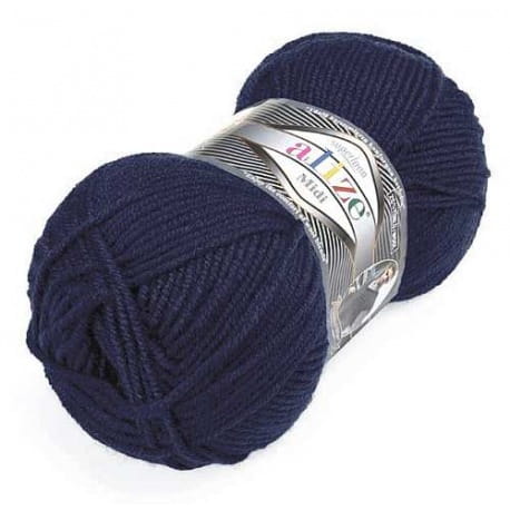 Alize Superlana MIDI 58 ciemny granat