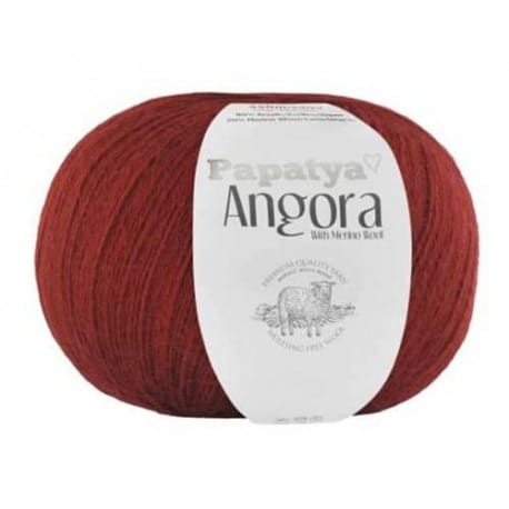 Papatya Angora 3250 bordowy