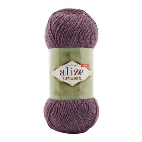 Alize Alpaca Royal New 618 fioletowy