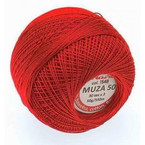 Muza 50 Ariadna 1548 czerwony