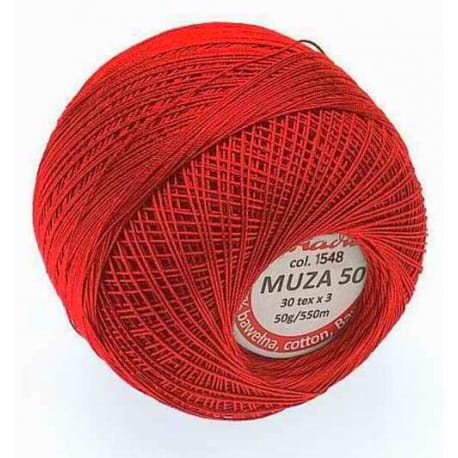 Muza 50 Ariadna 1548 czerwony