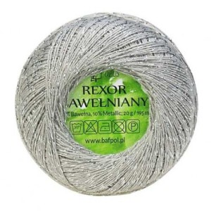 Opus Rexor Bawełniany 20 gr 1815 szaro srebrny