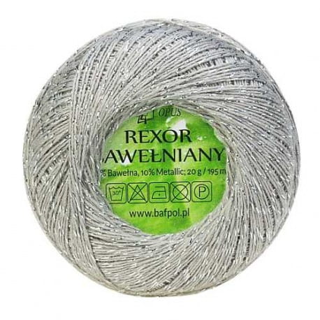 Opus Rexor Bawełniany 20 gr 1815 szaro srebrny