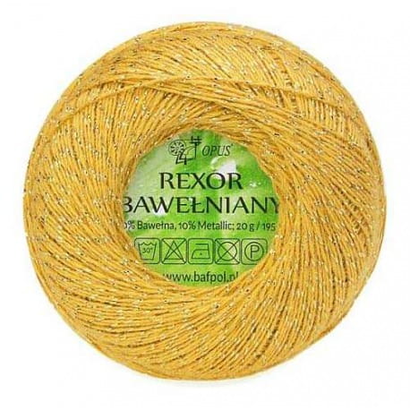 Opus Rexor Bawełniany 20 gr 1726 złoto złoty