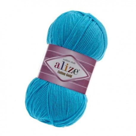 Alize Cotton Gold 16 ciemny turkus