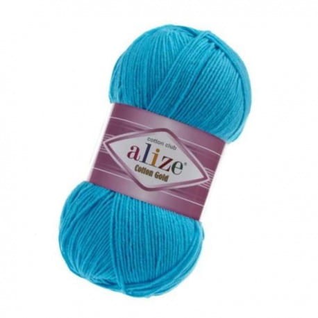 Alize Cotton Gold 16 ciemny turkus