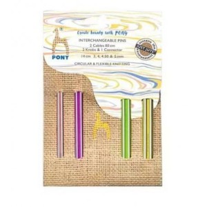 Zestaw drutów Pony Colour Jute 3mm - 5mm