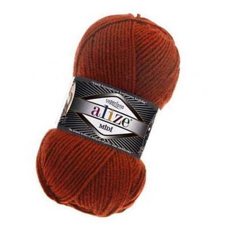 Alize Superlana MIDI 36 rdzawy