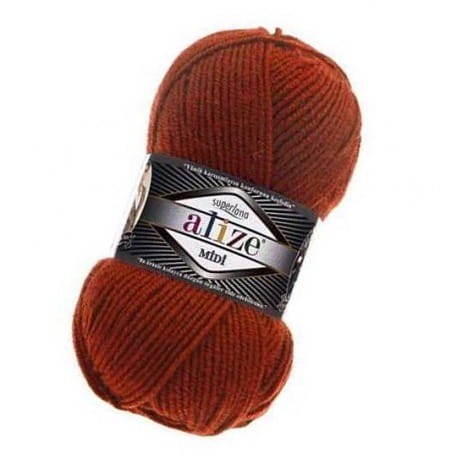 Alize Superlana MIDI 36 rdzawy