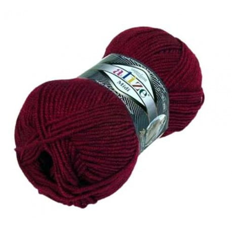 Alize Superlana MIDI 57 bordowy