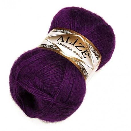 Alize Angora Gold 111 śliwkowy