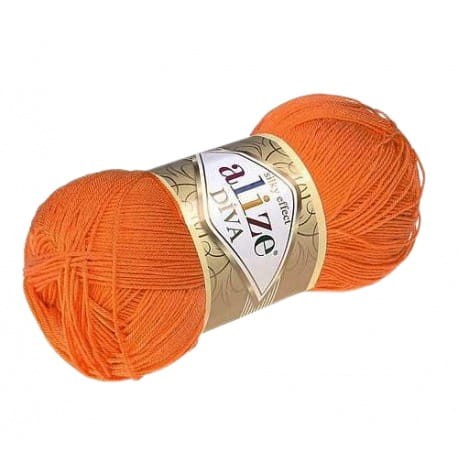 Alize Diva 120 pomarańczowy