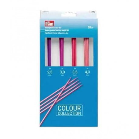 Zestaw drutów pończoszniczych Prym Colour Collection 2,5 - 4mm