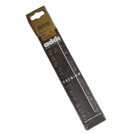 Szydełko tunezyjskie dwustronne aluminiowe ADDI 2mm