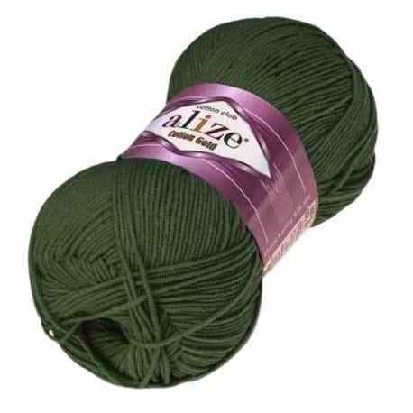 Alize Cotton Gold 29 ciemny zielony