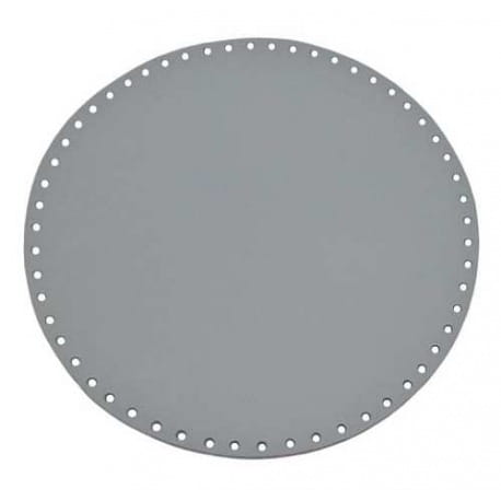 Dno do torebek ze skóry naturalnej okrągłe 25cm szary