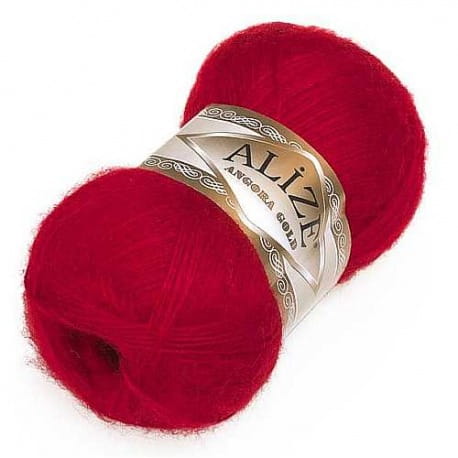 Alize Angora Gold 106 czerwony