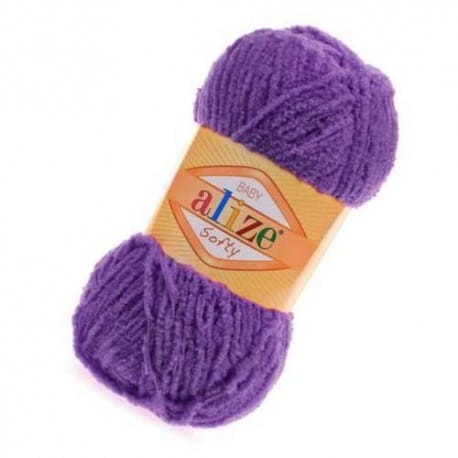 Alize Softy 44 ciemny fiolet