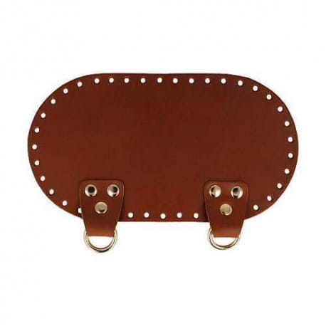 Skórzane dno do plecaka owalne 22cm/12cm olej