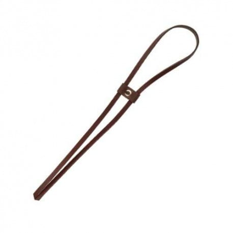 Skórzany ściągacz do plecaka/torebki 7mm/80cm brąz