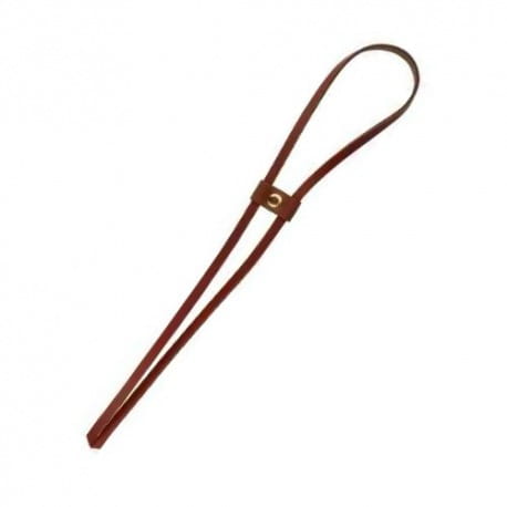 Skórzany ściągacz do plecaka/torebki 7mm/80cm olej