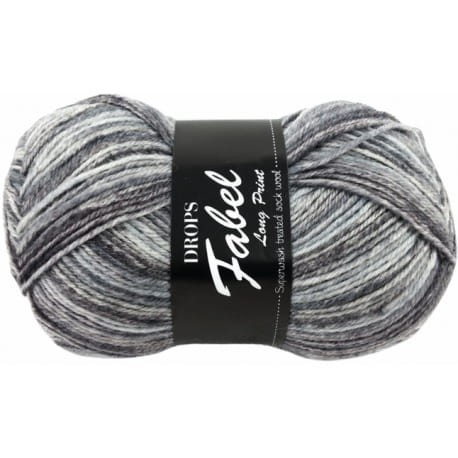 Drops Fabel Long Print 602