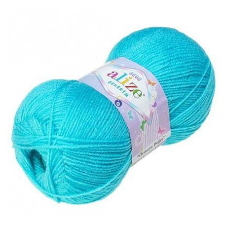 Alize Sekerim Bebe 287 turkusowy