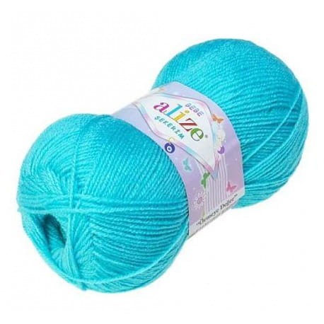 Alize Sekerim Bebe 287 turkusowy