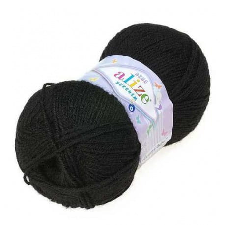 Alize Sekerim Bebe 60 czarny