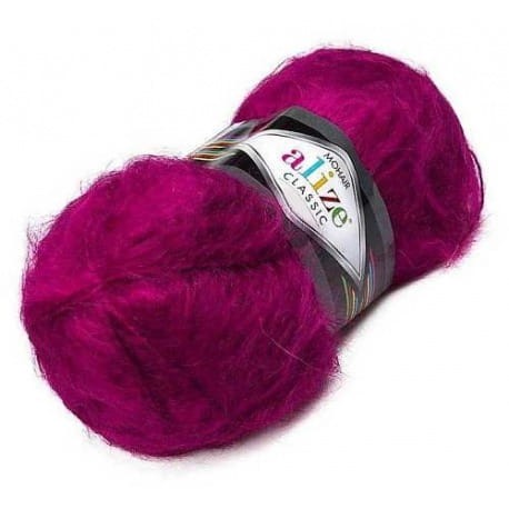 Alize Mohair Classic 209 fuksja