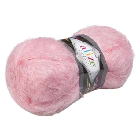 Alize Mohair Classic 161 pudrowy róż