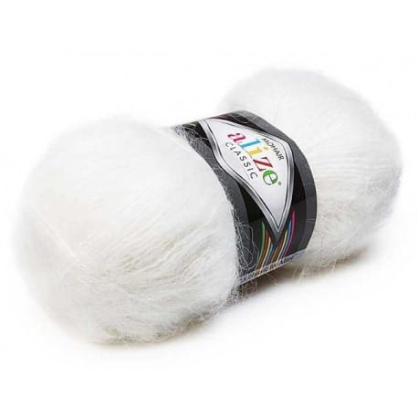 Alize Mohair Classic 55 biały